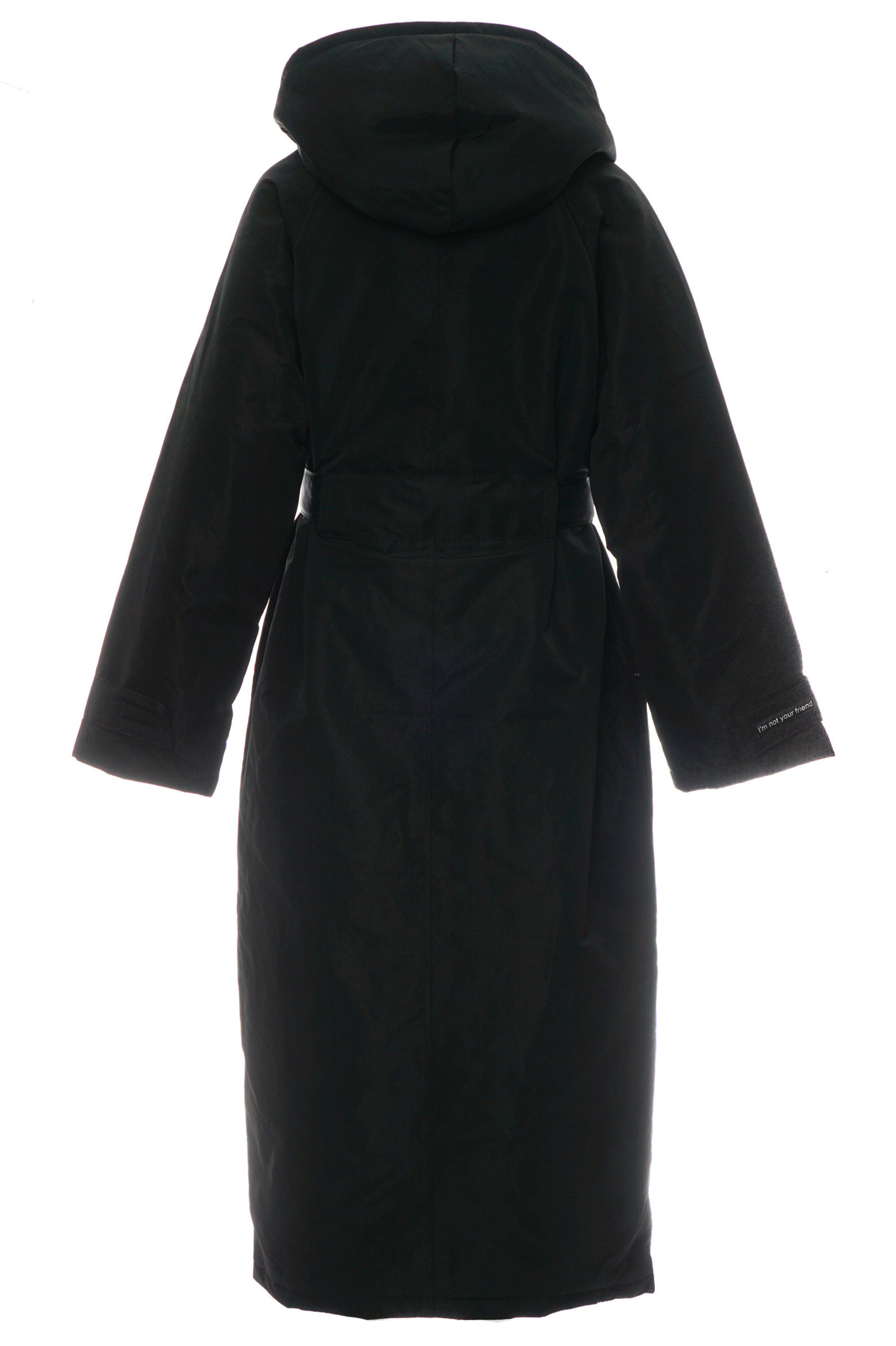 Пальто дев. АРТ.New black,чер,полиэфир