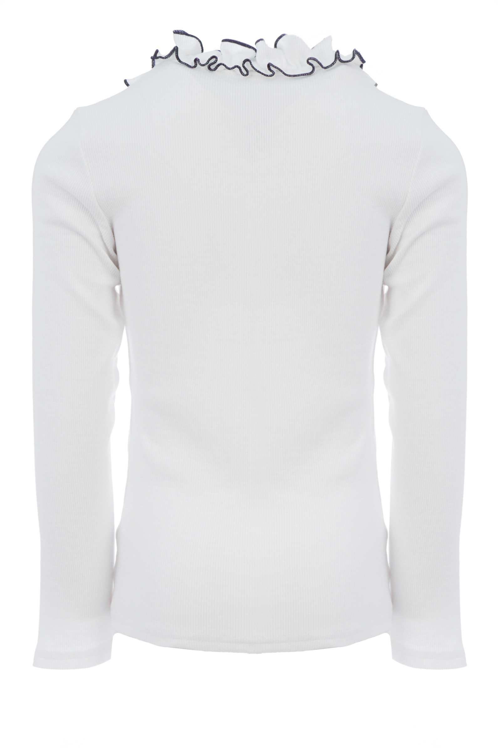 Блуза дев. АРТ.2681-524-ТХР-2*2/260,бел,хл-эл