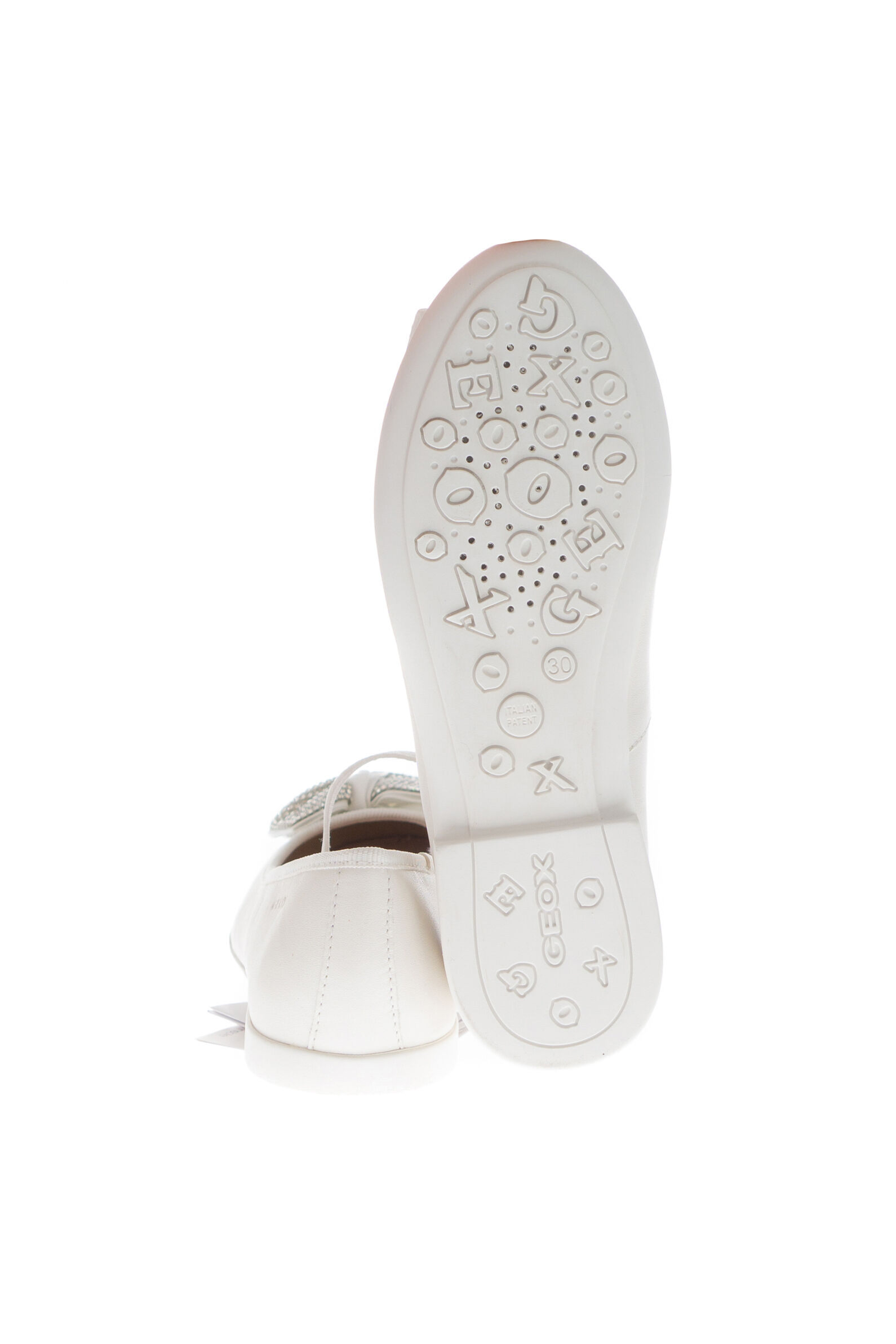 Балетки дев. АРТ.J8455D,бел,н.к/н.к