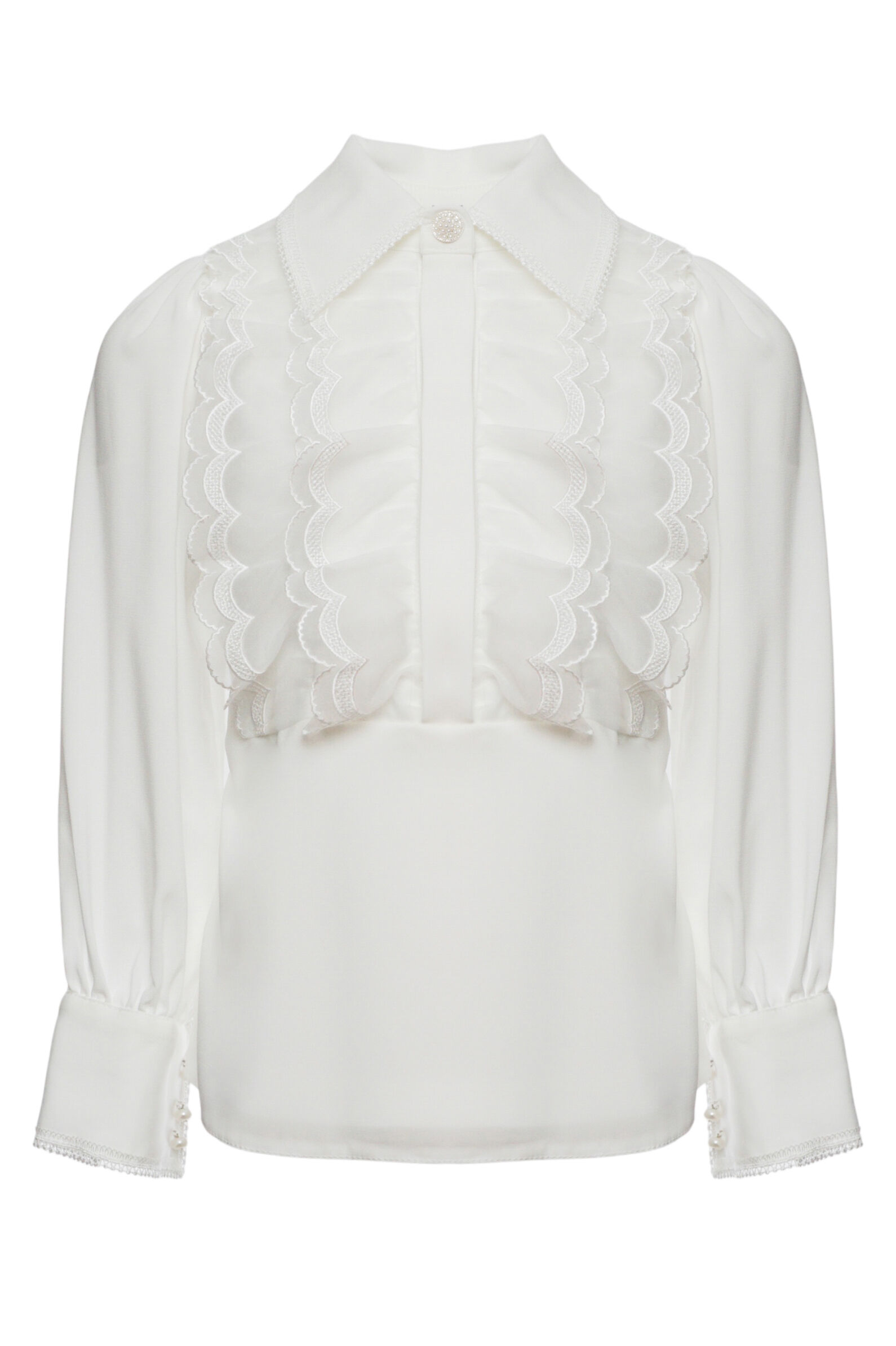 Блуза дев. АРТ.24022,мол,хл-эл