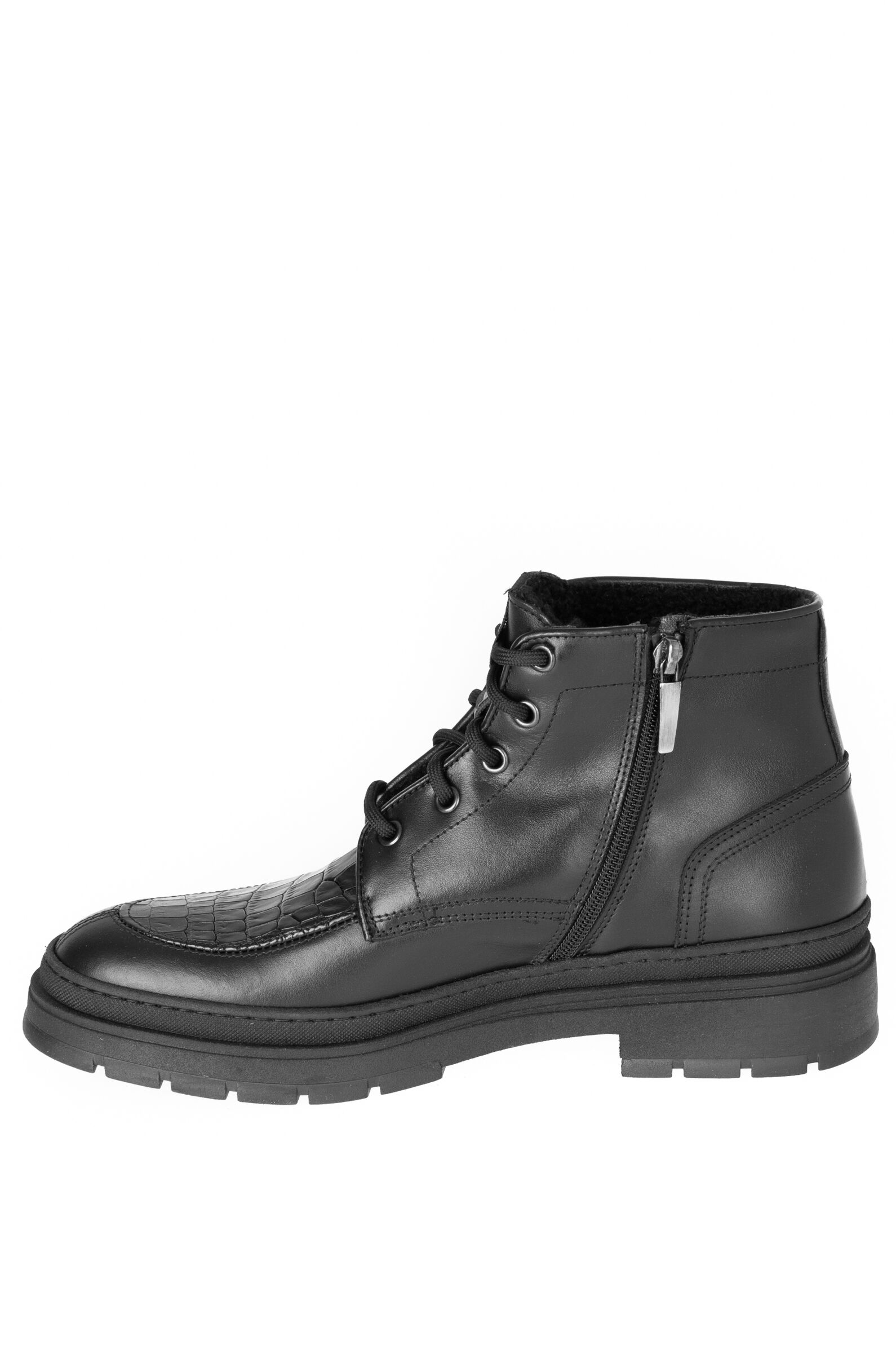 Ботинки муж.АРТ.4550.,чер,н.к/байка