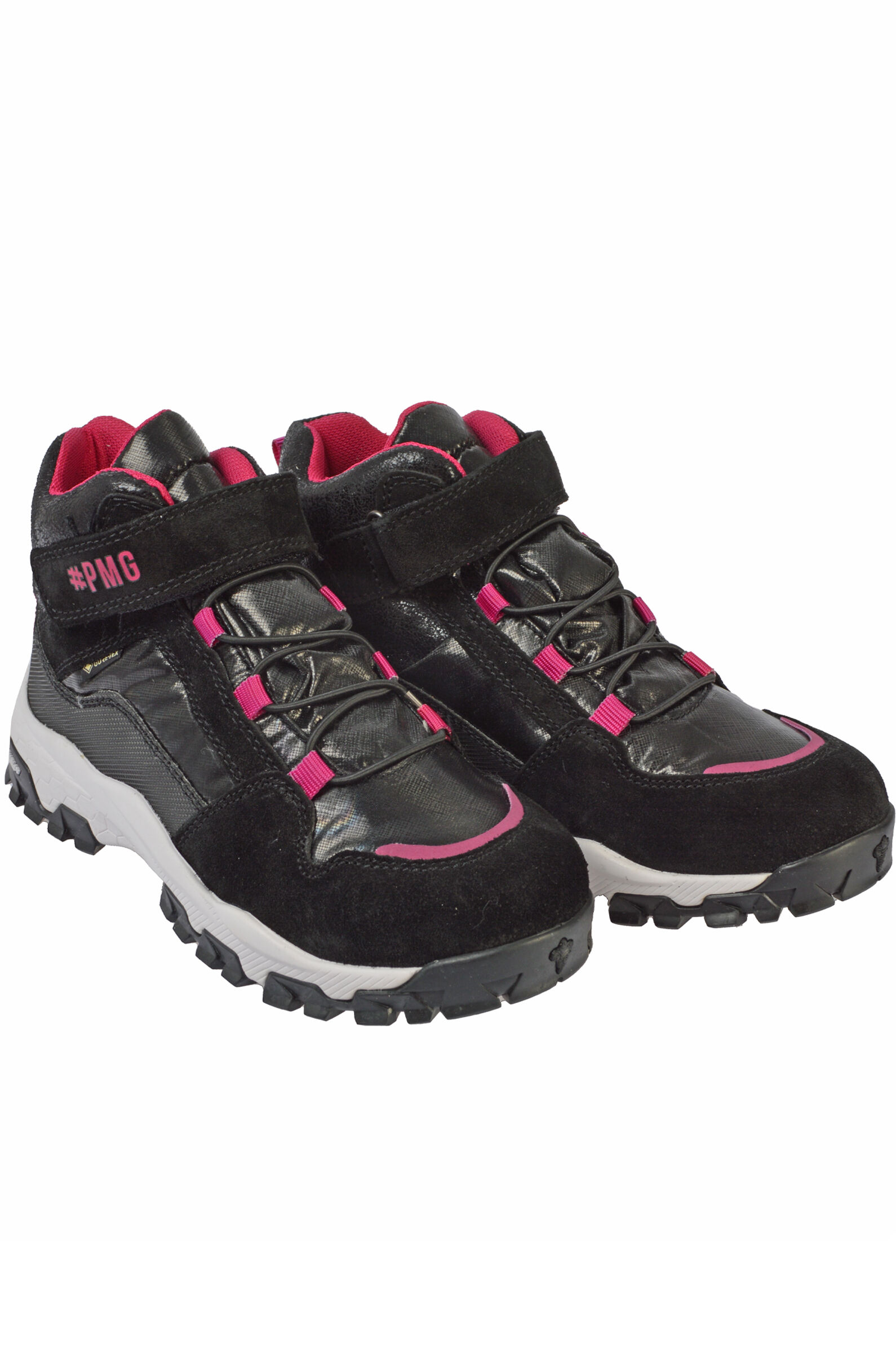 Ботинки дев. АРТ.4924022,чер-роз,н.з-тек/и.м