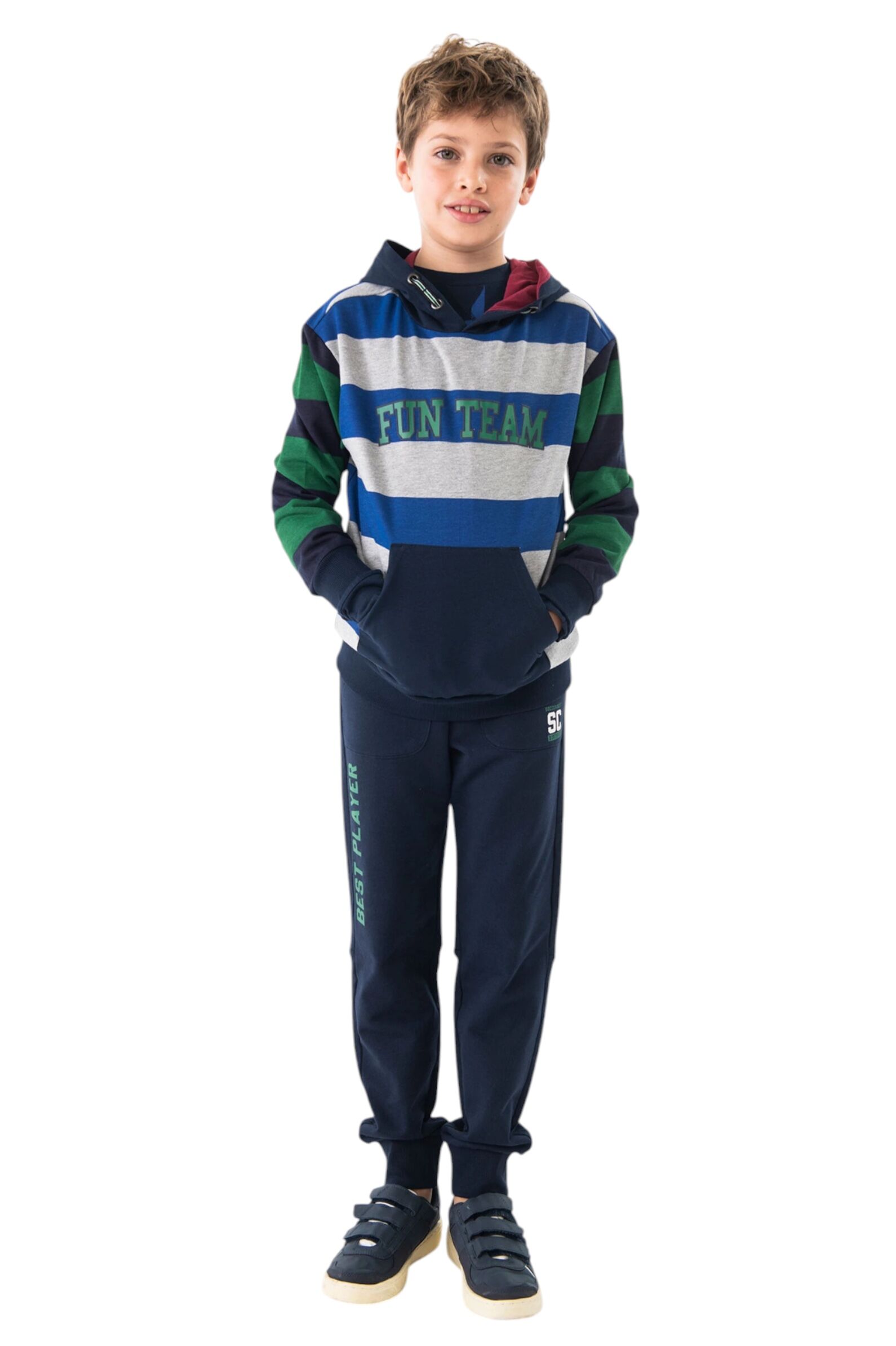 Брюки мал. АРТ.509082,син,хл