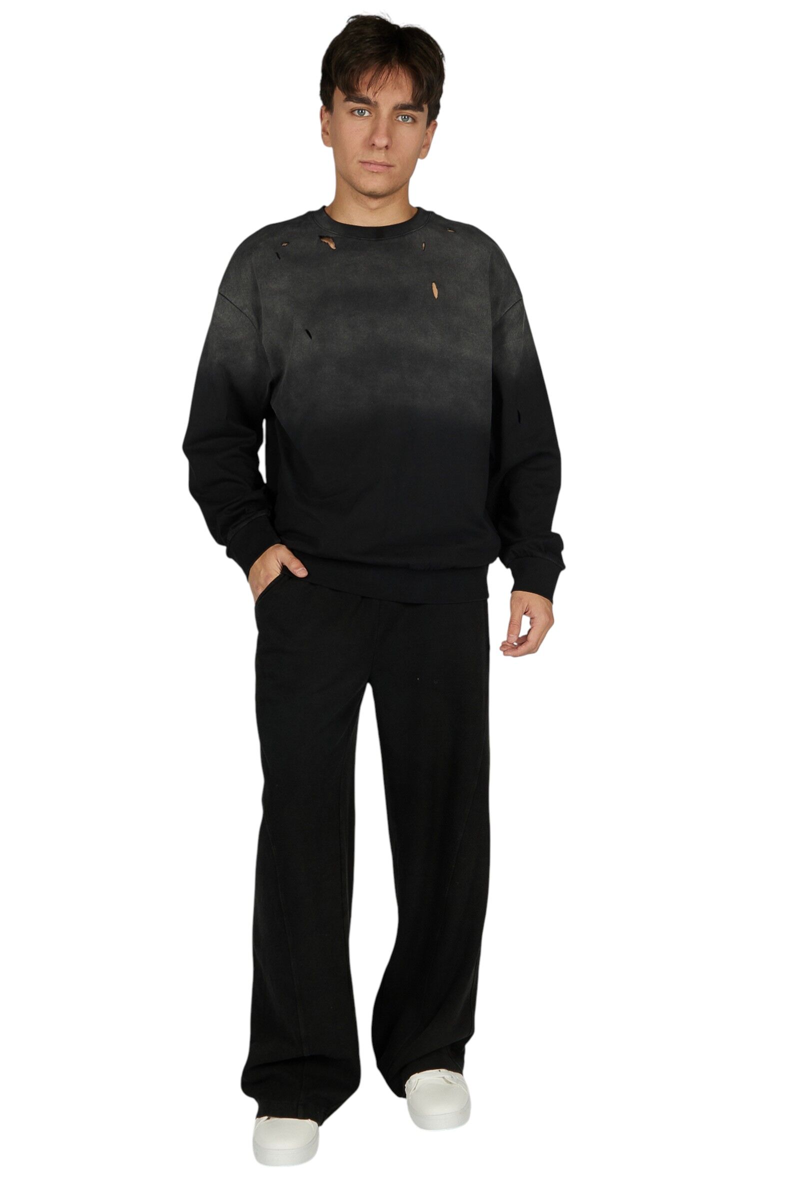 Брюки АРТ.B-TR36039,чер,хл