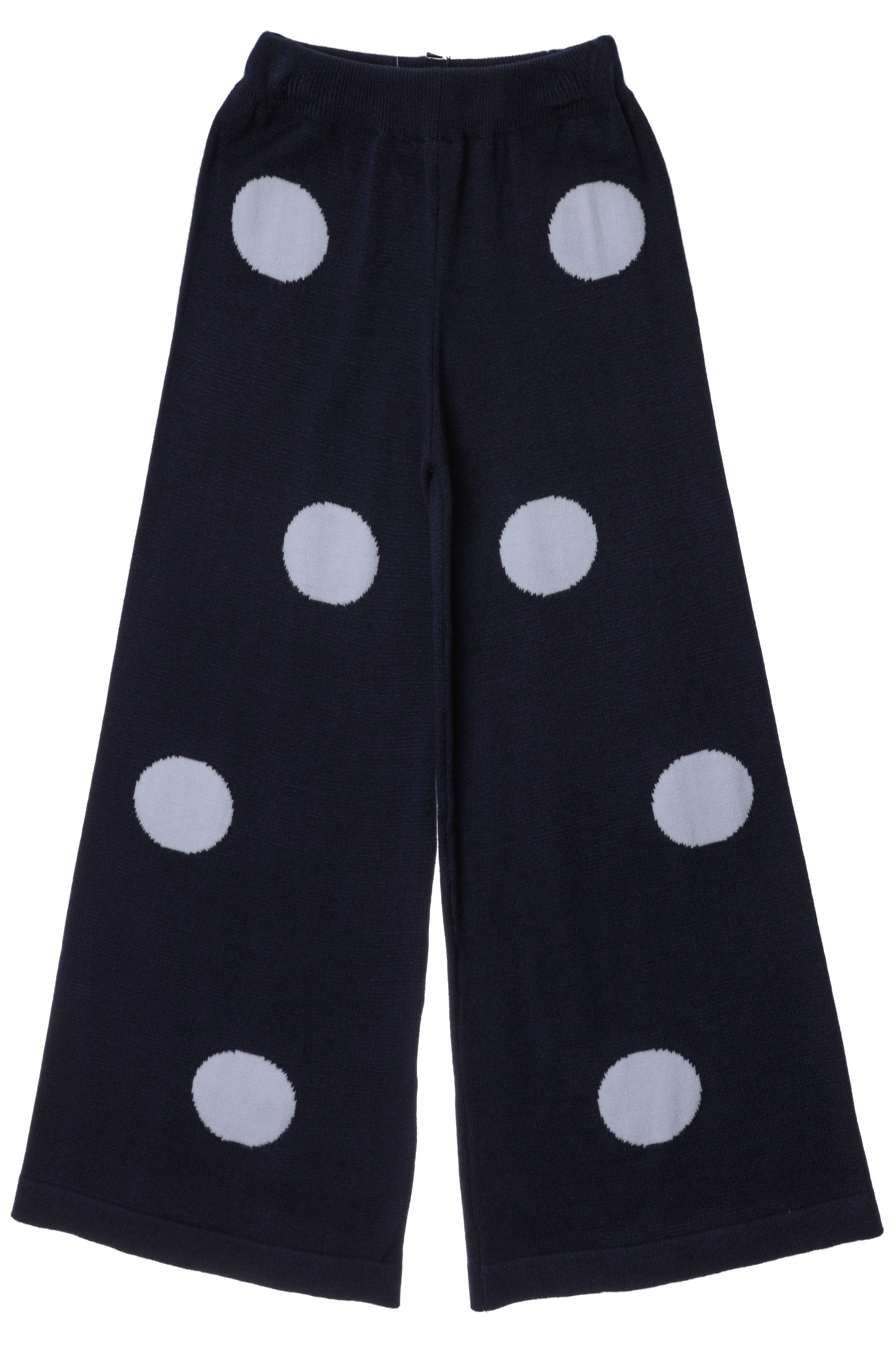 Брюки дев. АРТ.IS592,син-бел,шер-модал