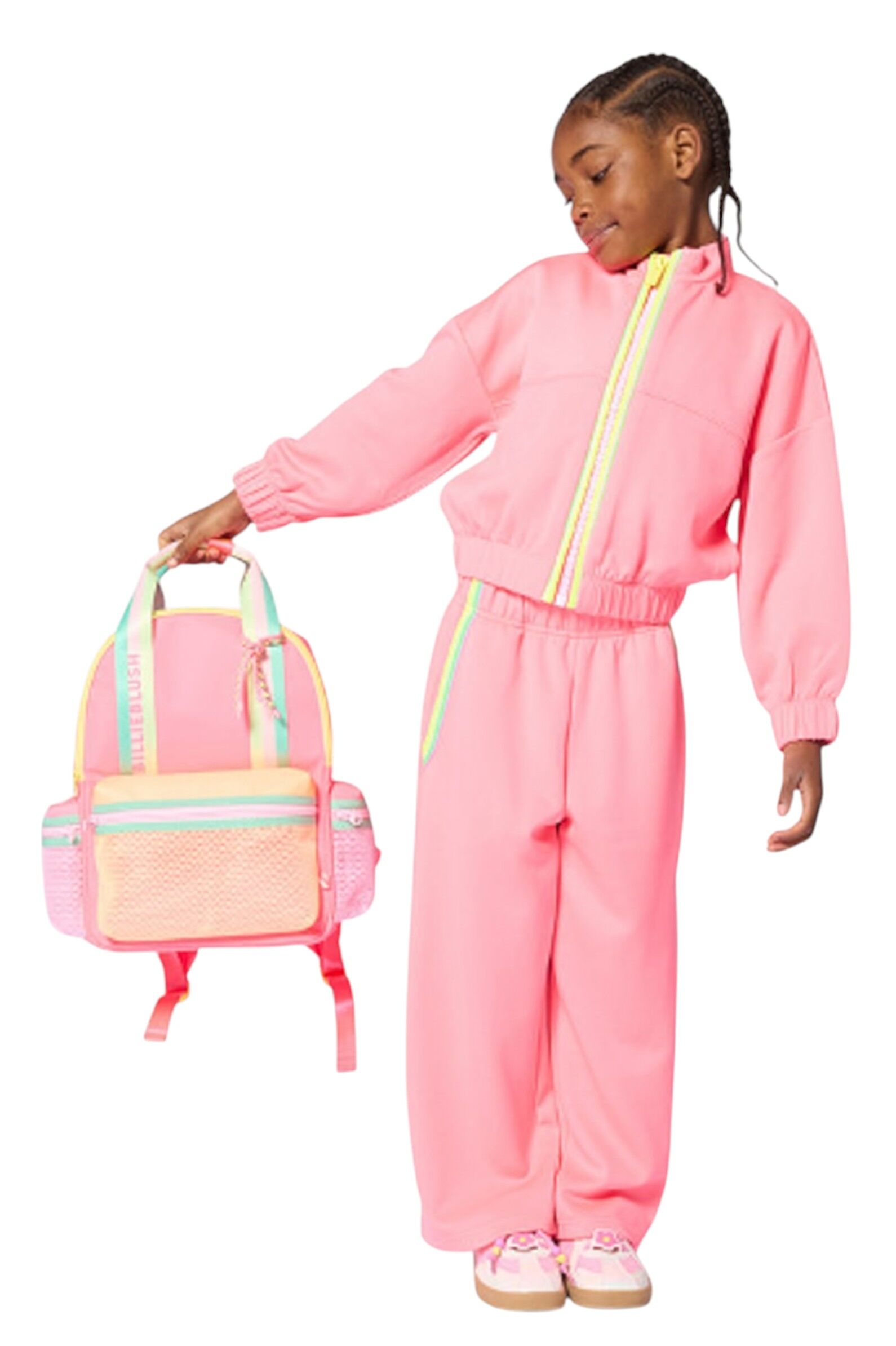 Брюки дев. АРТ.U21850/499,роз,пэ