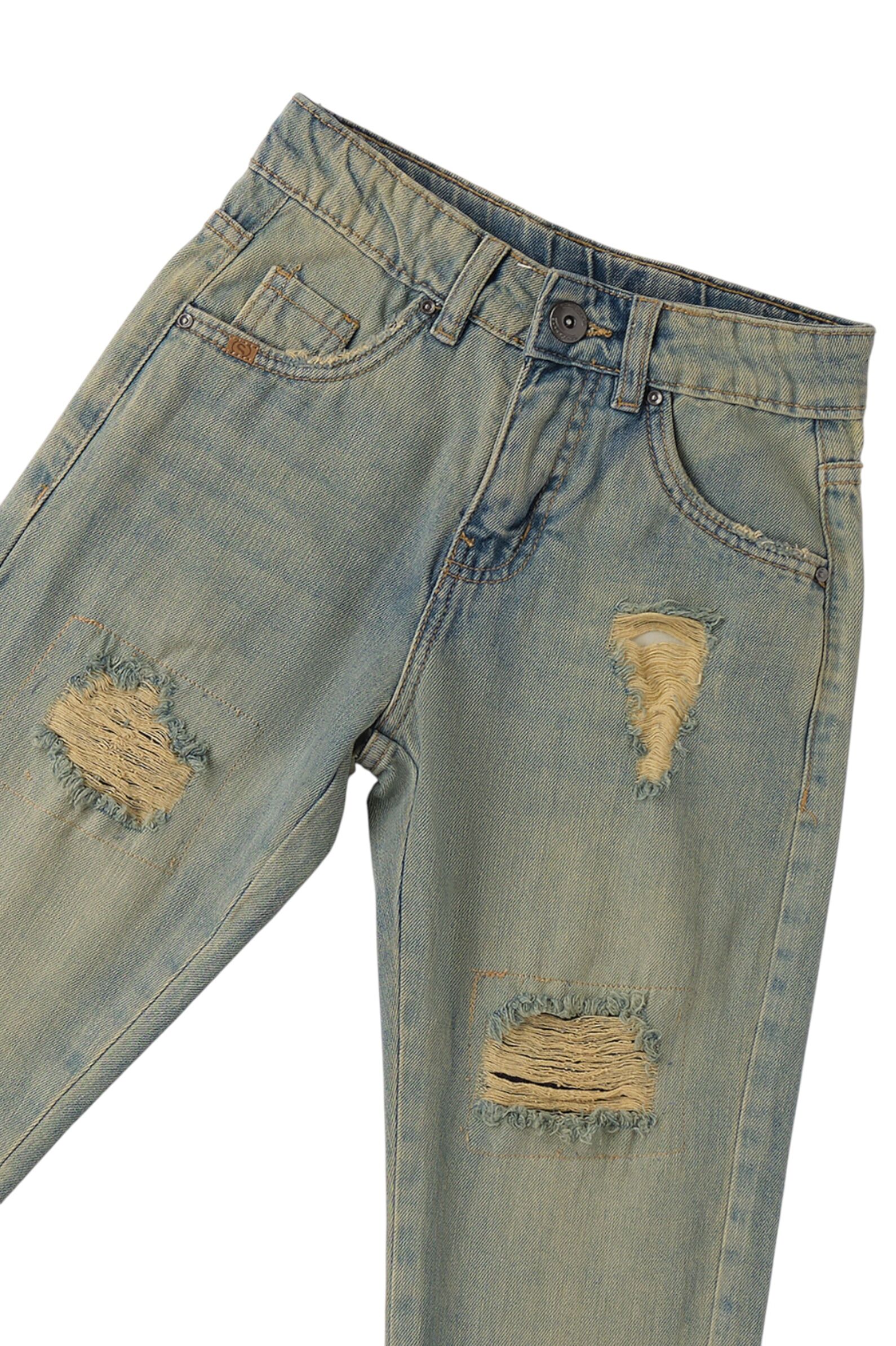 Джинсы мал. АРТ.0.B755.00,беж-гол,хл