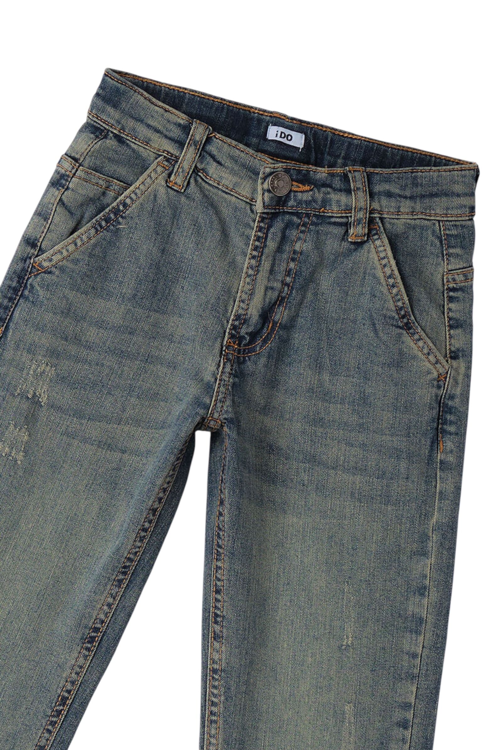 Джинсы мал. АРТ.4.B645.00,беж,хл-эл