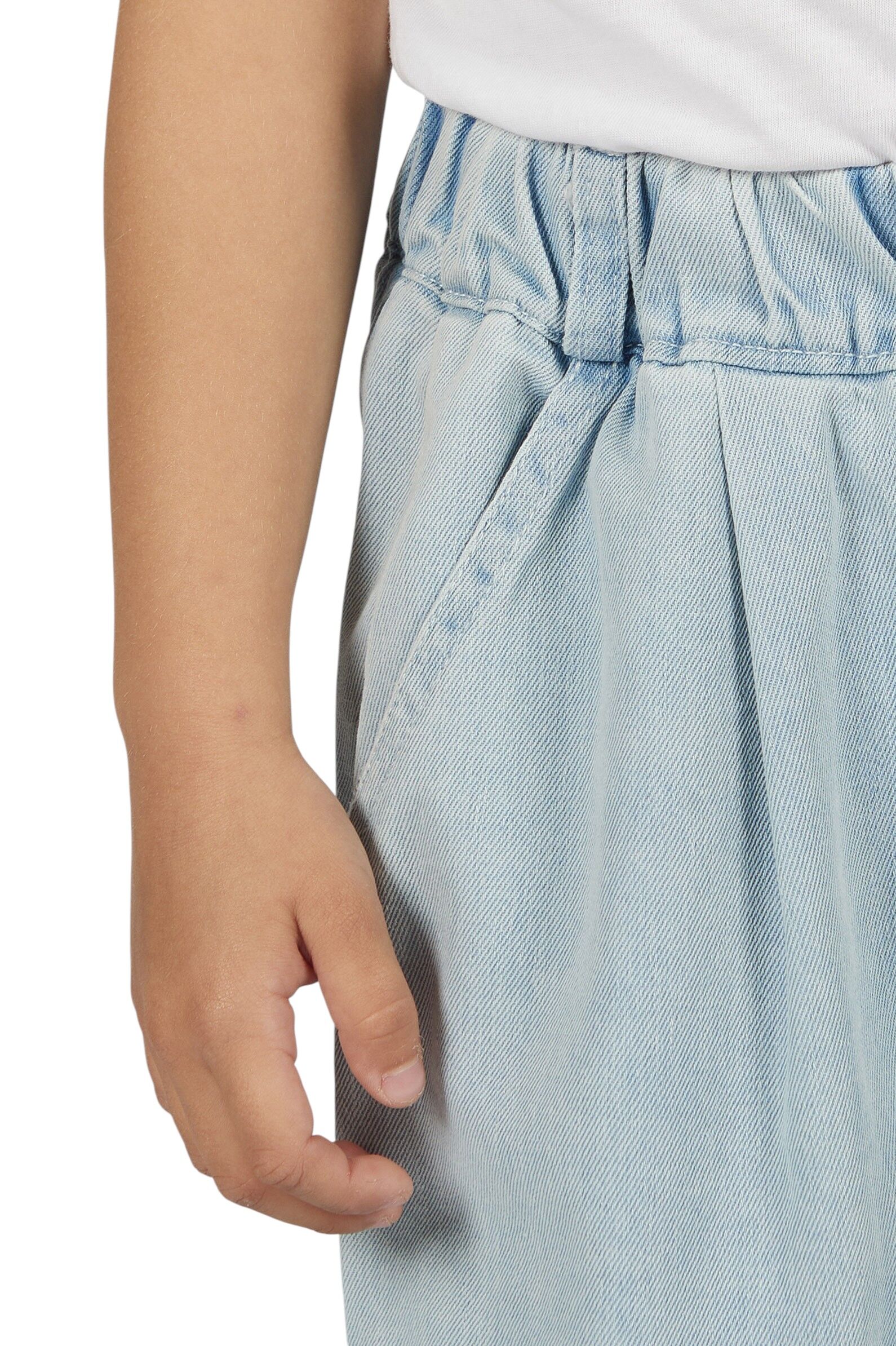 Джинсы дев. АРТ.G-JN26123,син,хл