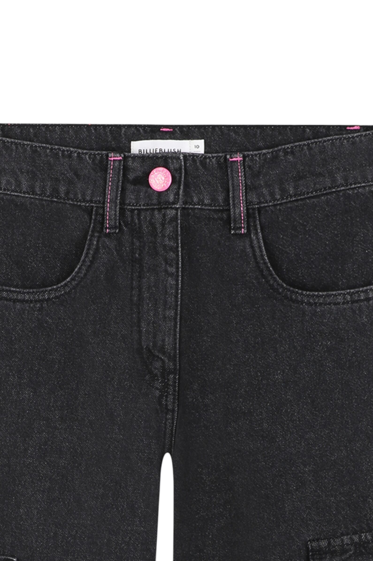 Джинсы дев. АРТ.U21235/Z21,чер,хл