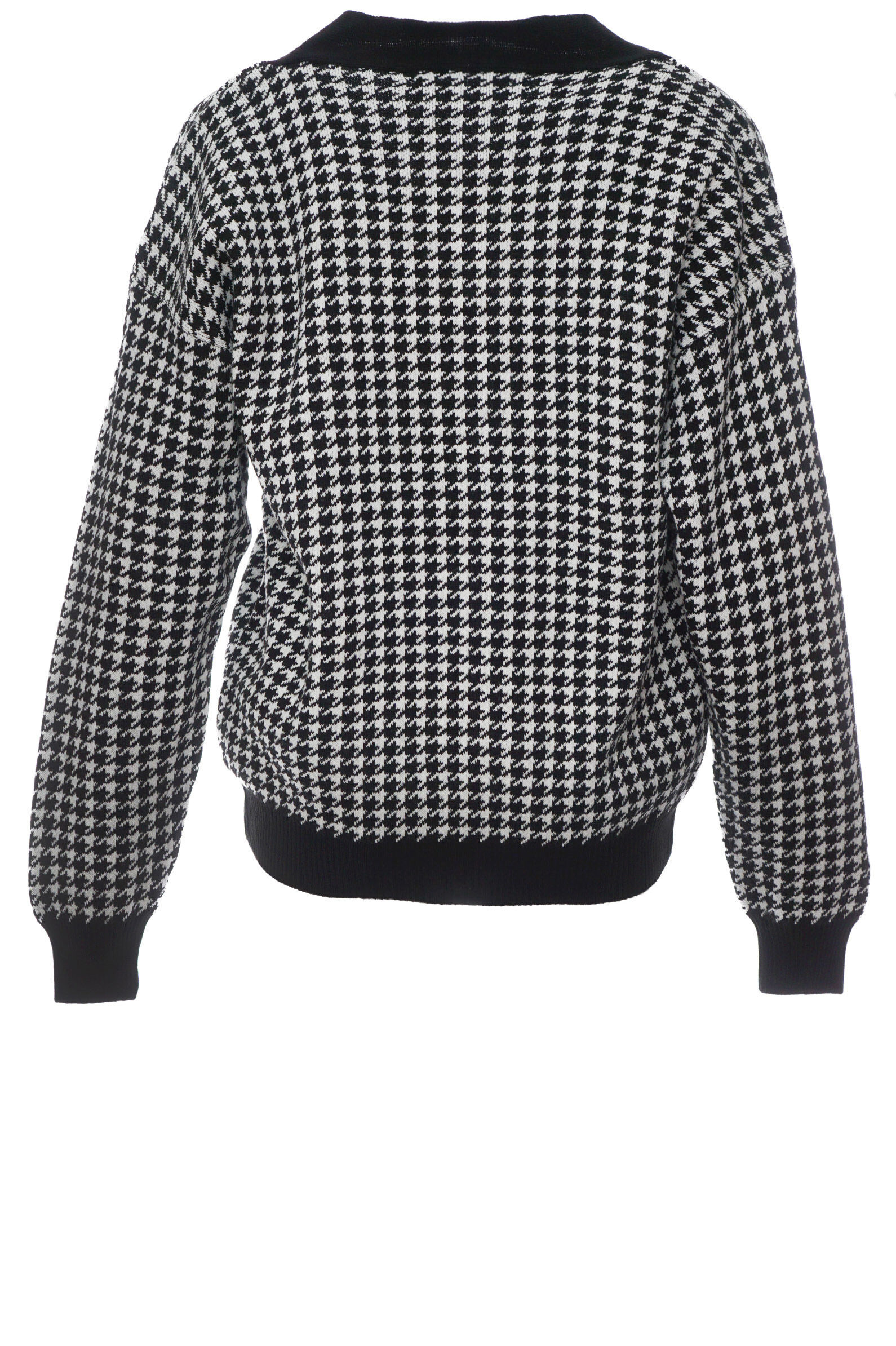 Кардиган дев. АРТ.8026,чер-бел,хл-акр