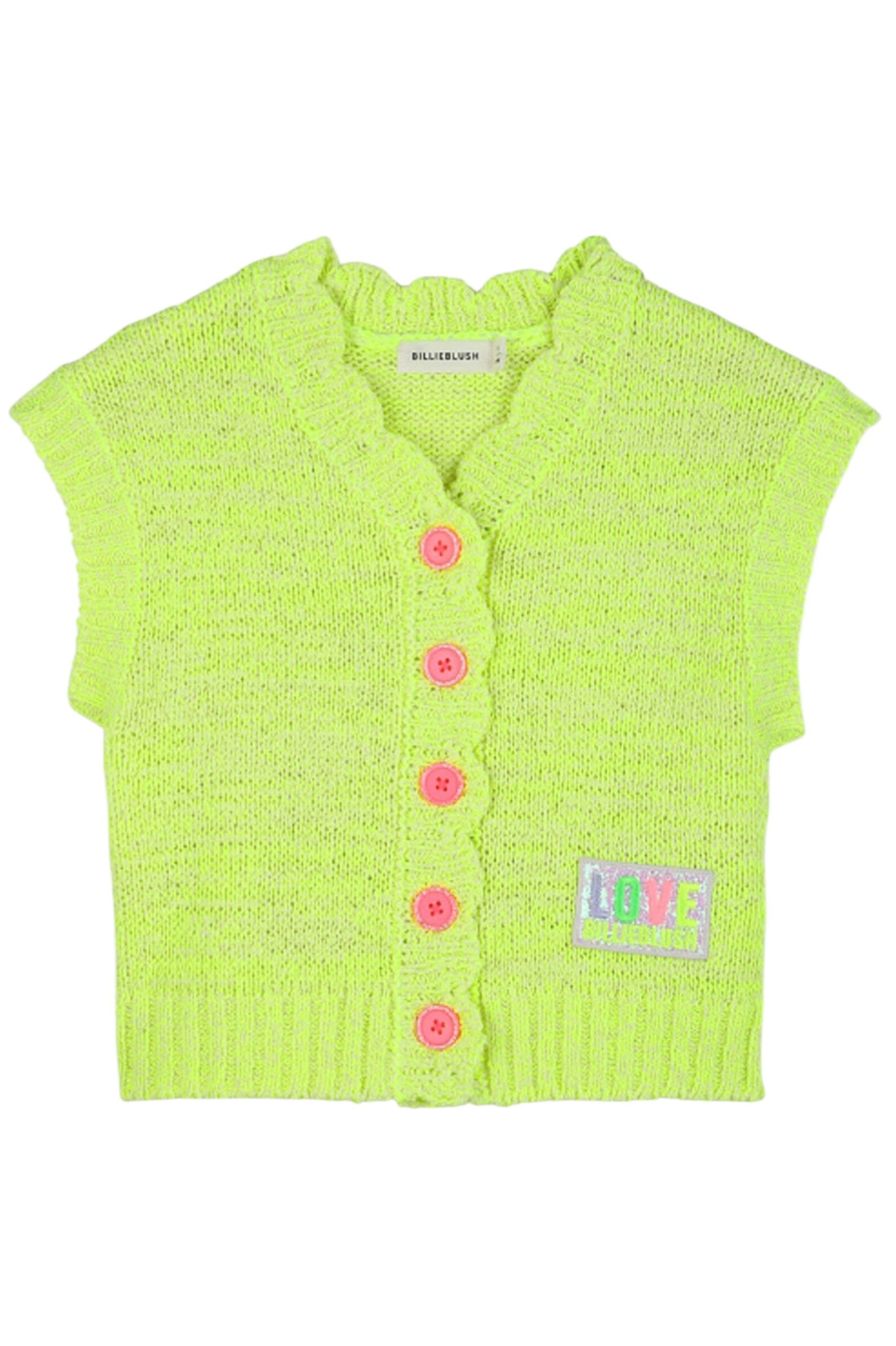 Кардиган дев. АРТ.U21908/599,жел,хл-пэ