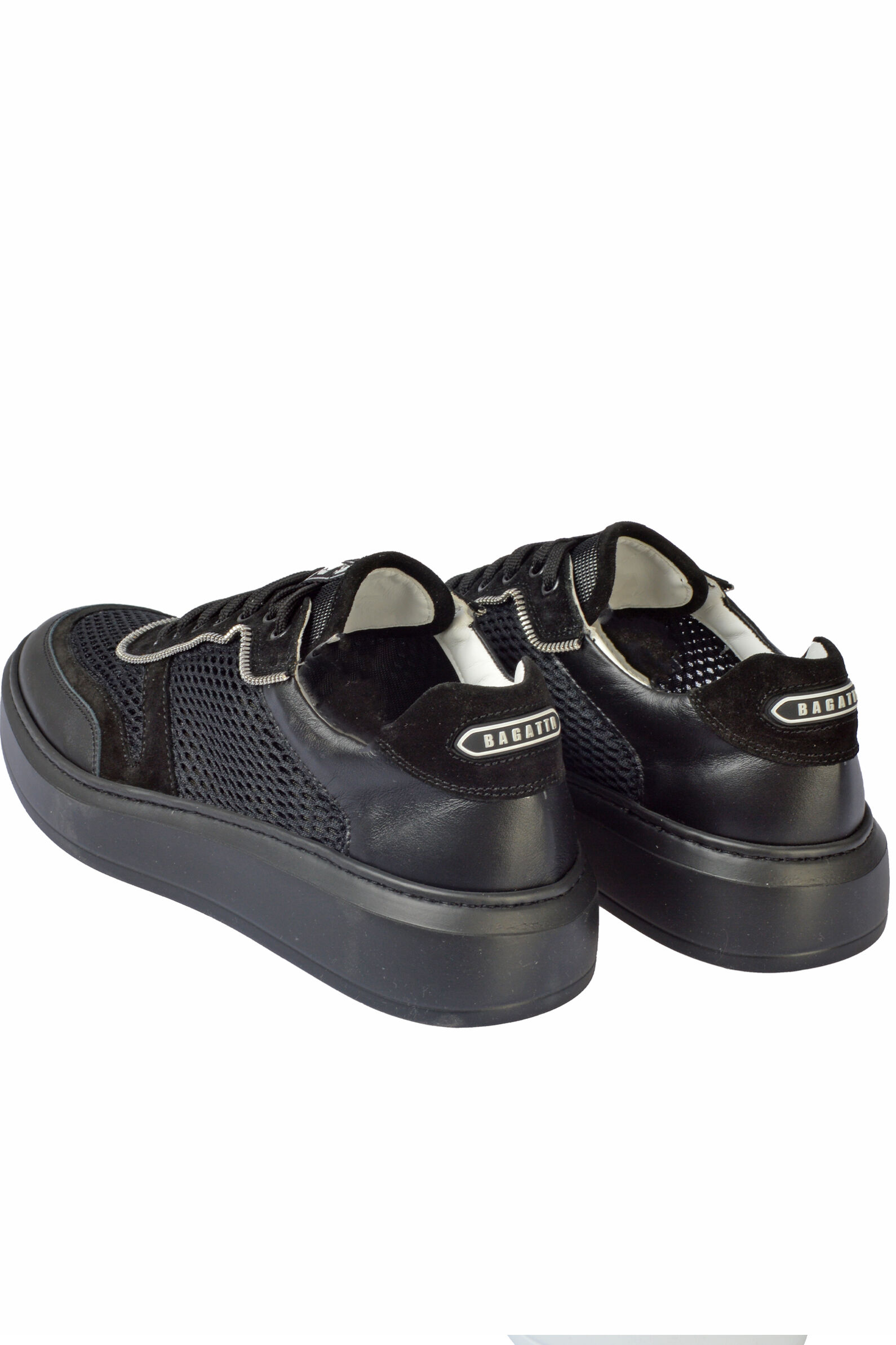 Кеды муж.АРТ.4719,чер,н.к-з-тек/н.к-тек