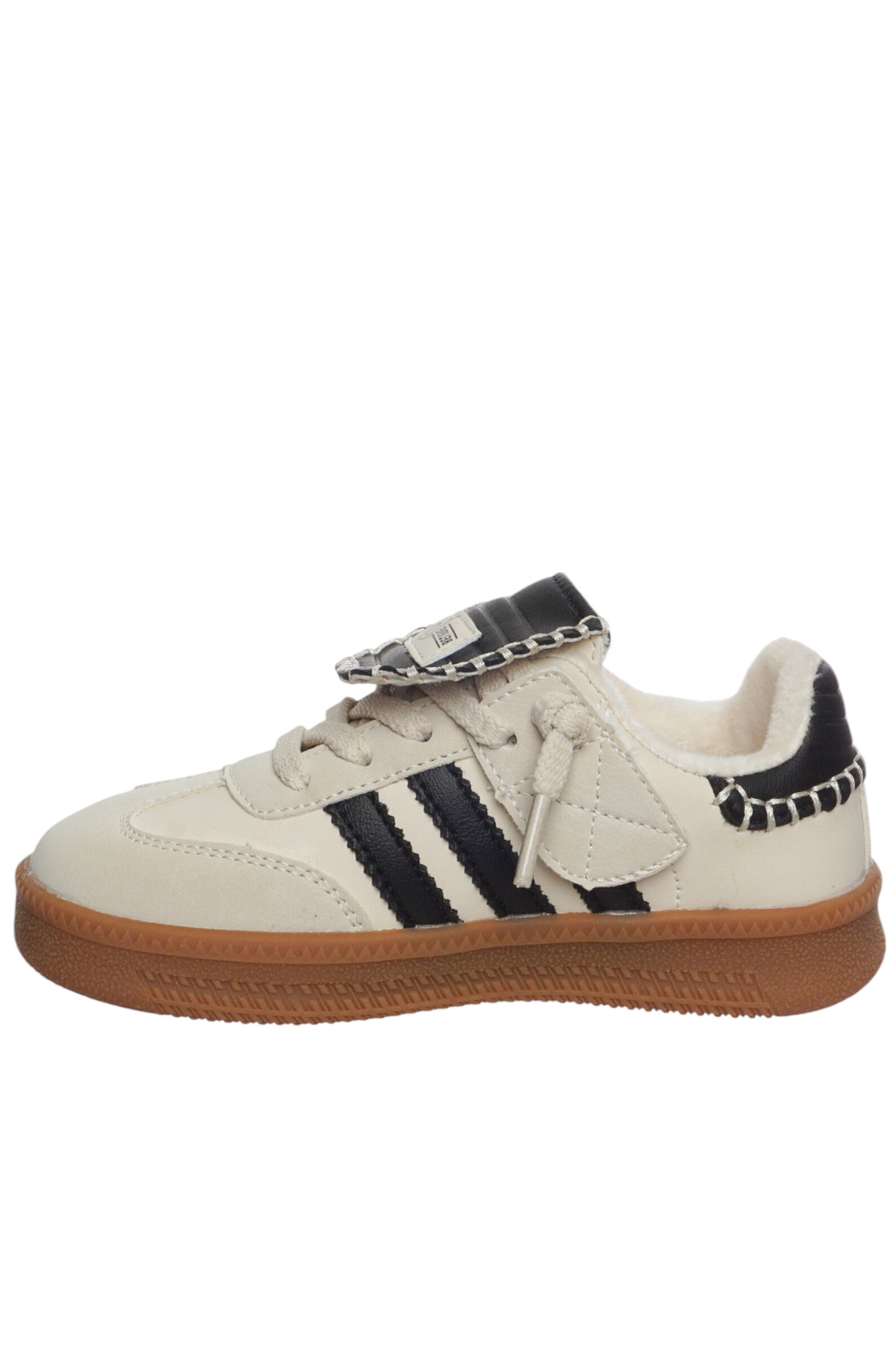 Кеды АРТ.BD24D076,беж-чер,и.к/тек