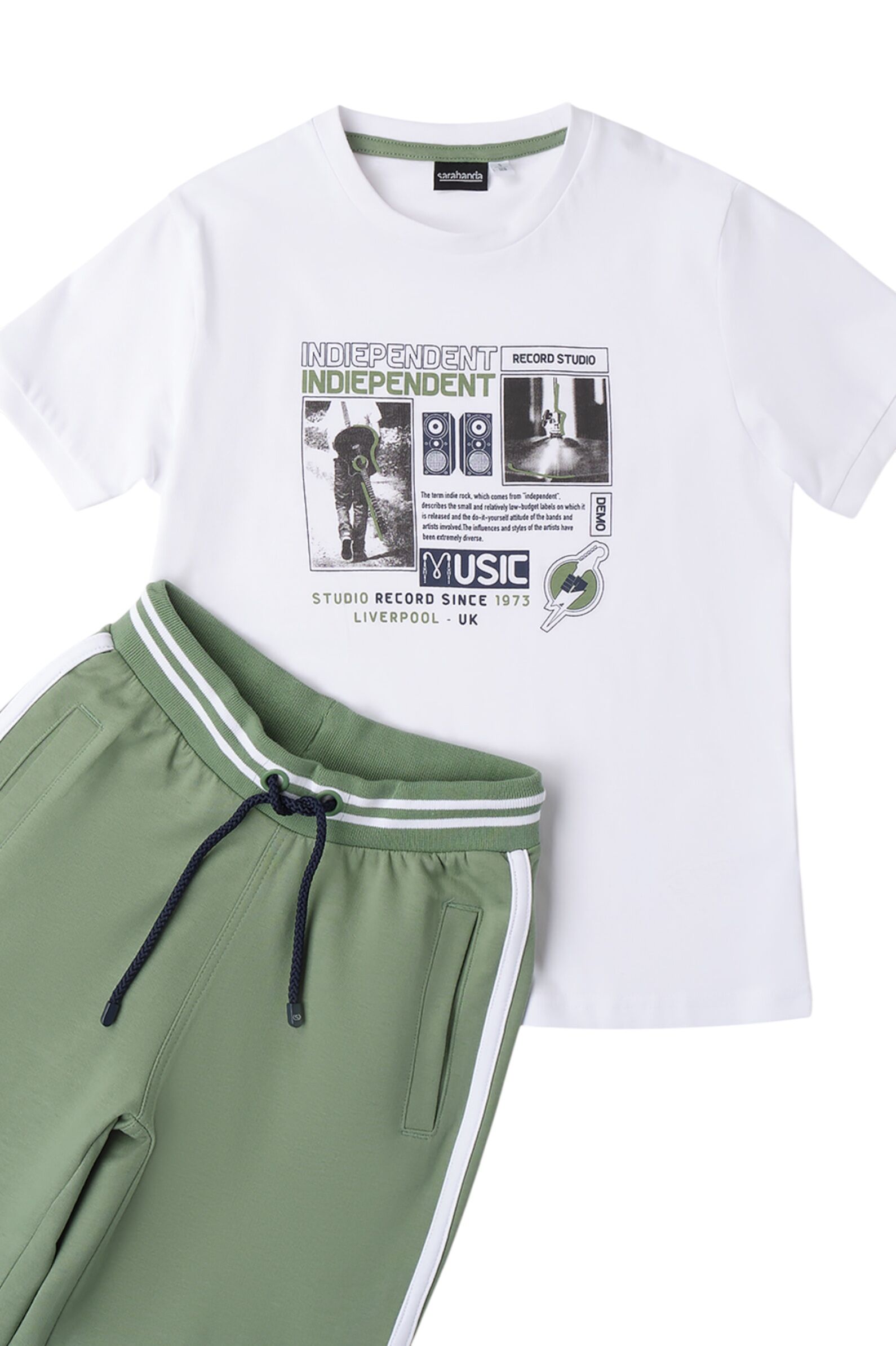 Костюм мал. АРТ.0.B703.00,бел-зел,хл