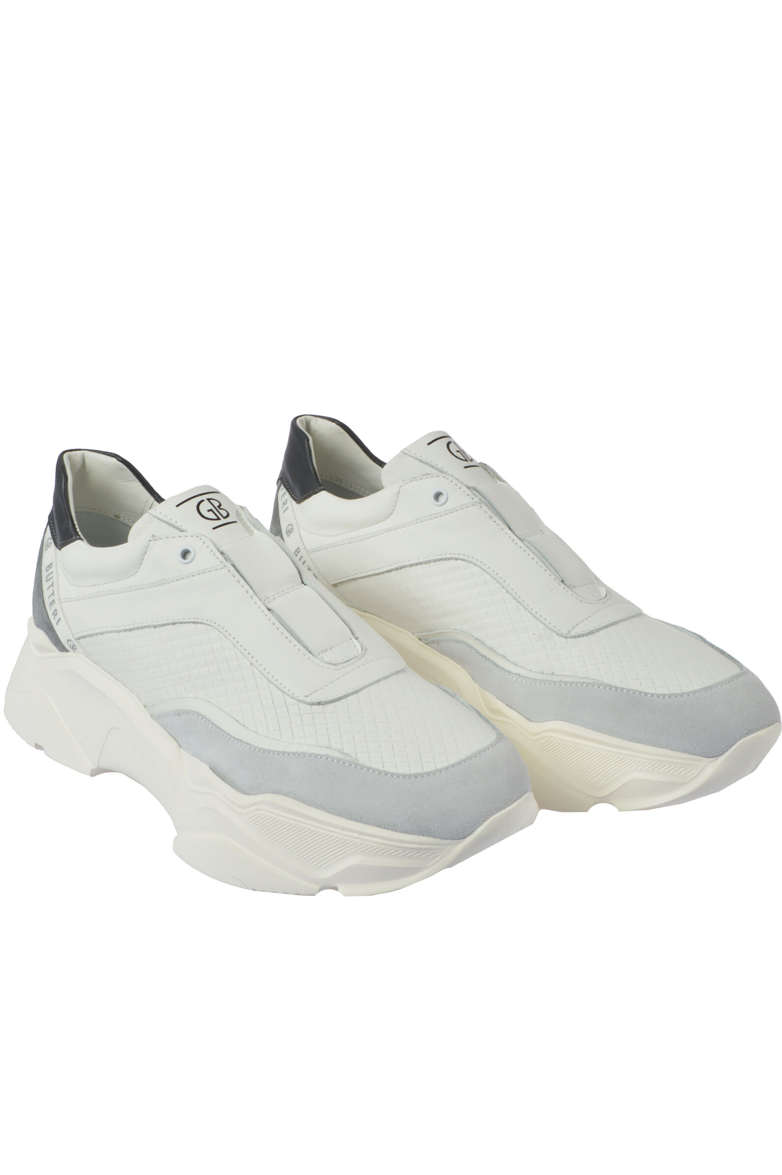 Кроссовки муж. АРТ.41640,бел-сер,н.к-з/н.к