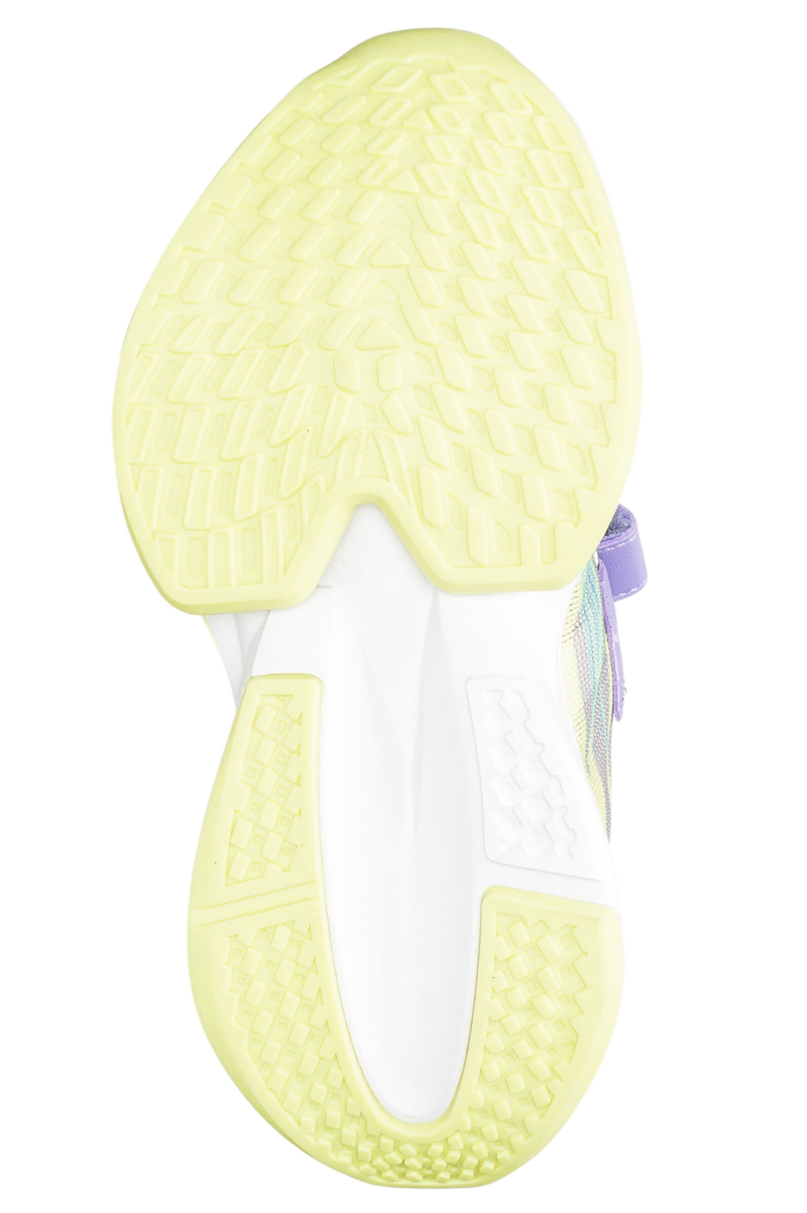 Кроссовки дев. АРТ.92-2210C,фиол-жел,тек-и.к/тек