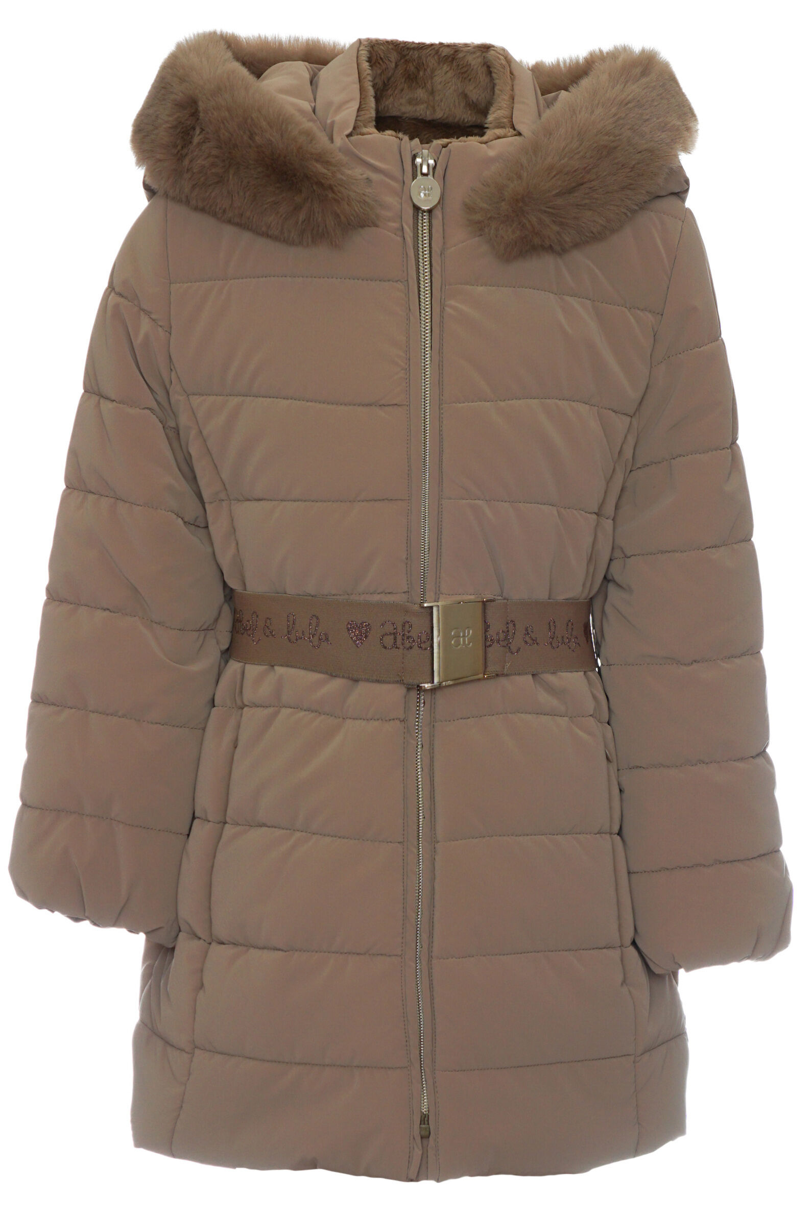 Пальто дев. АРТ.5839,беж,пэ