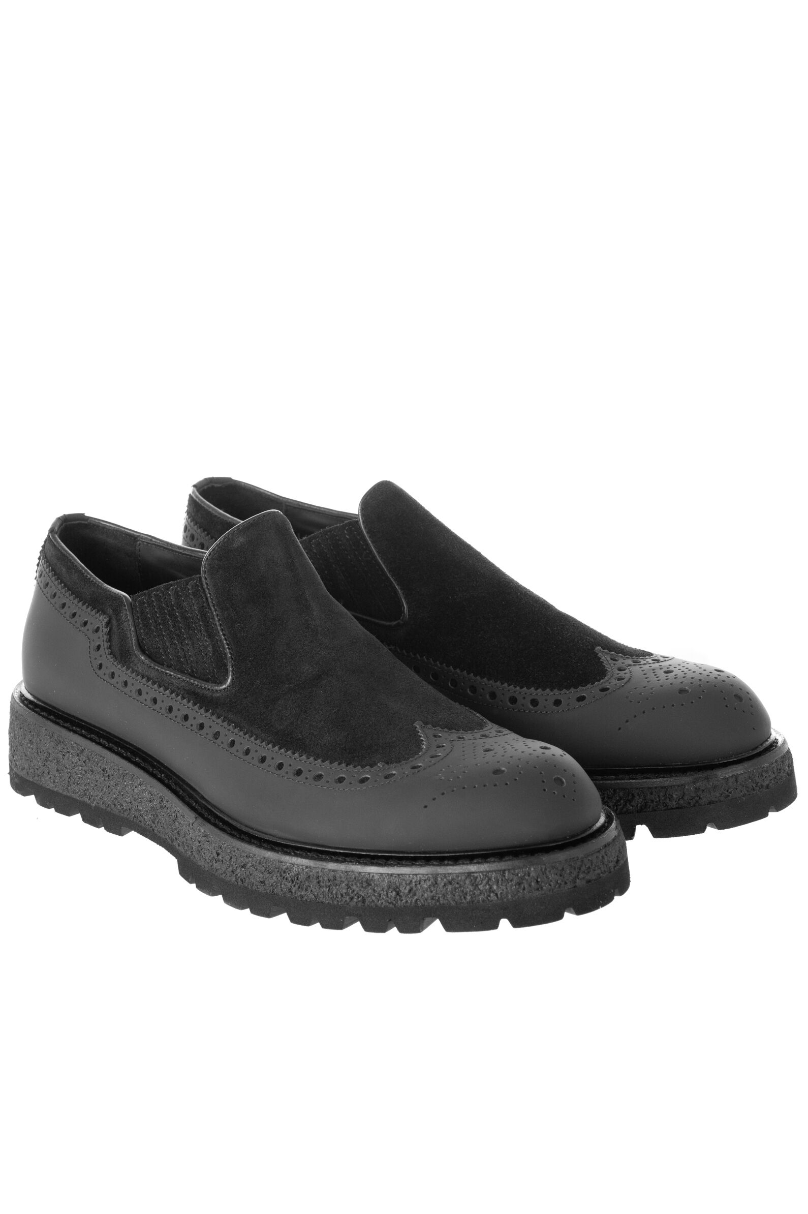 П/ботинки муж.АРТ.J41104A,чер,н.к-з/н.к