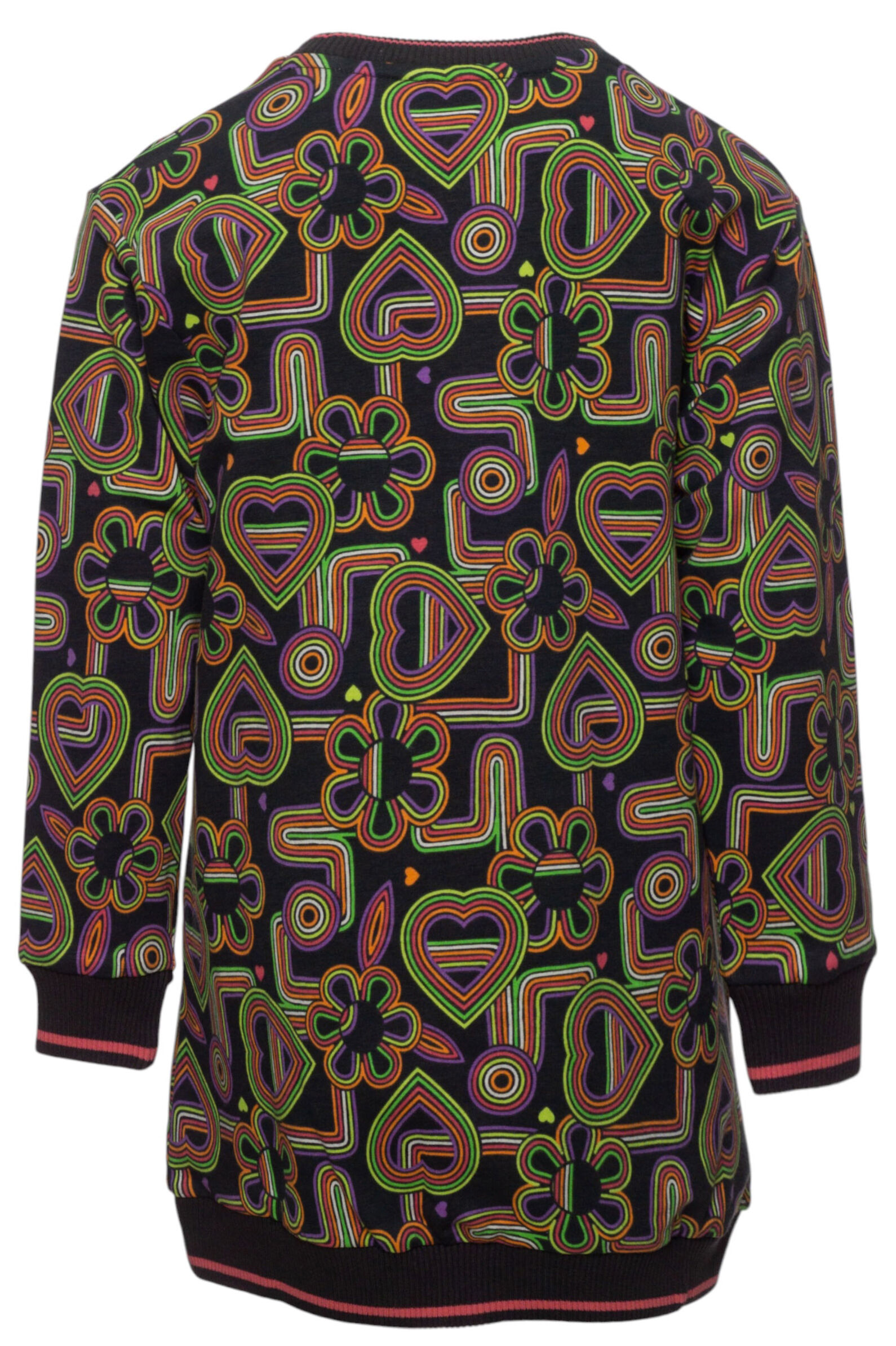 Платье дев. АРТ.419037,сер-мул,хл-эл/хл