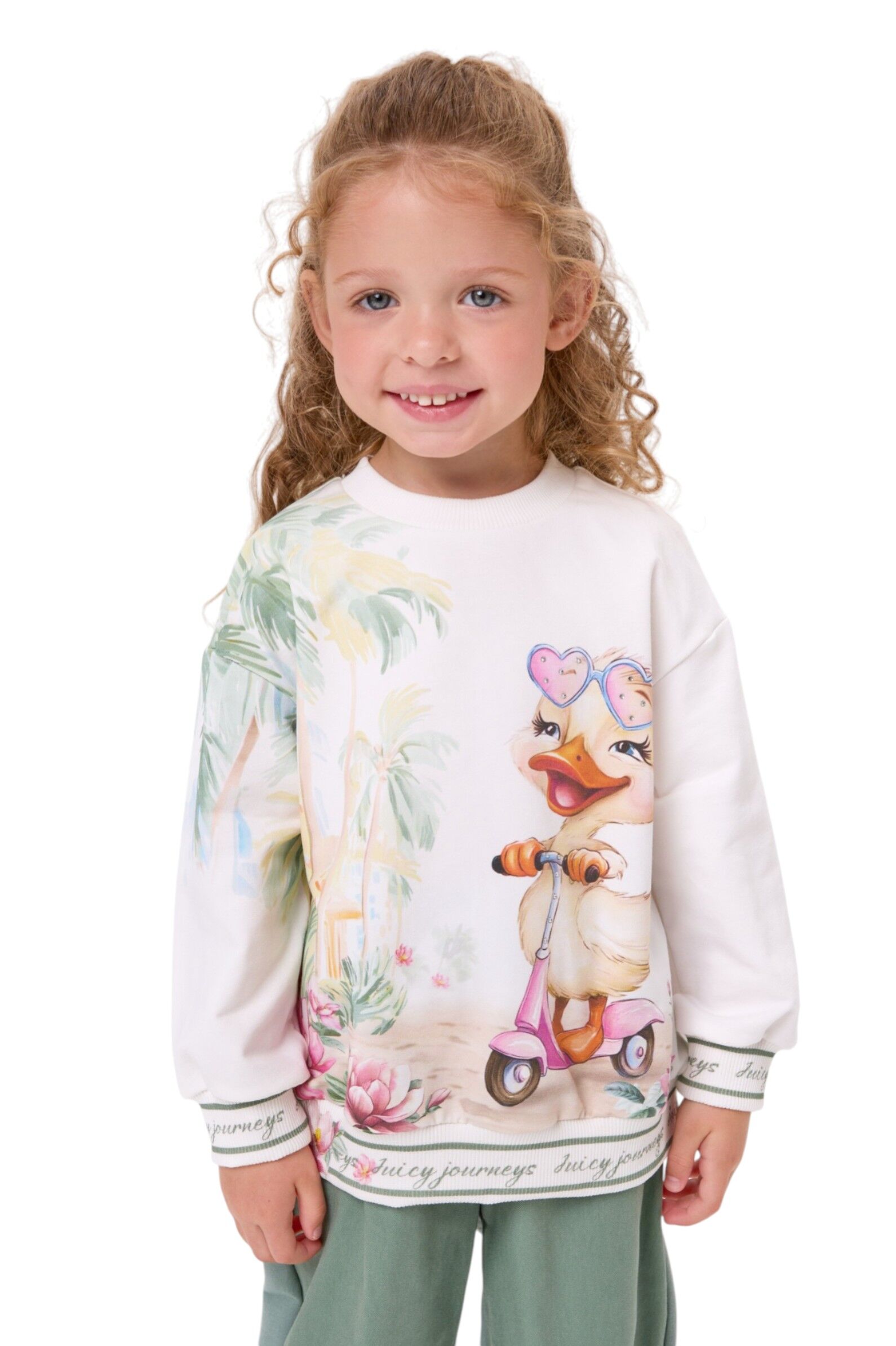 Свитшот дев. АРТ.260012,мул,хл-эл