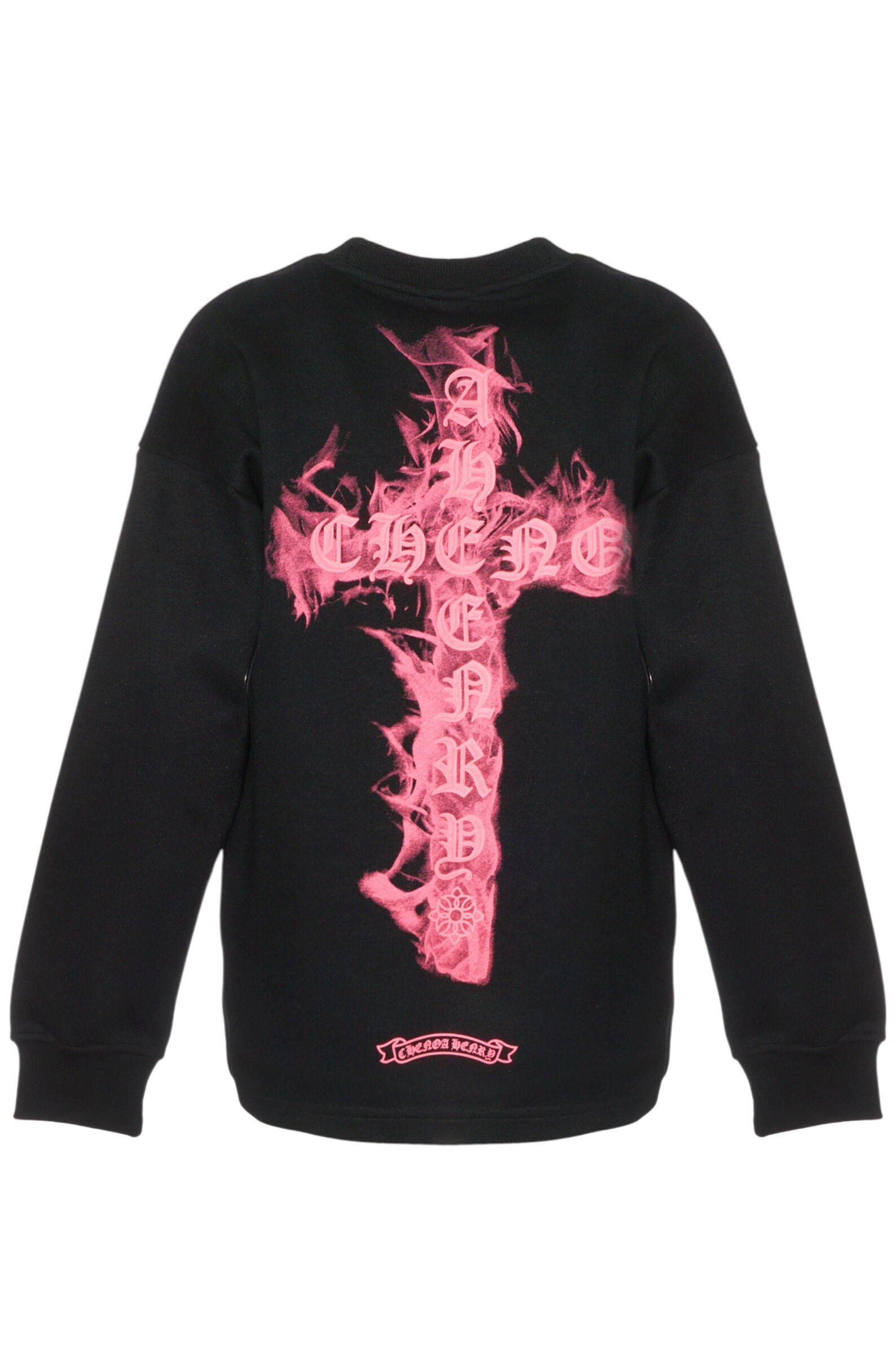 Свитшот дев. АРТ.8208,чер-фукс,хл-пэ