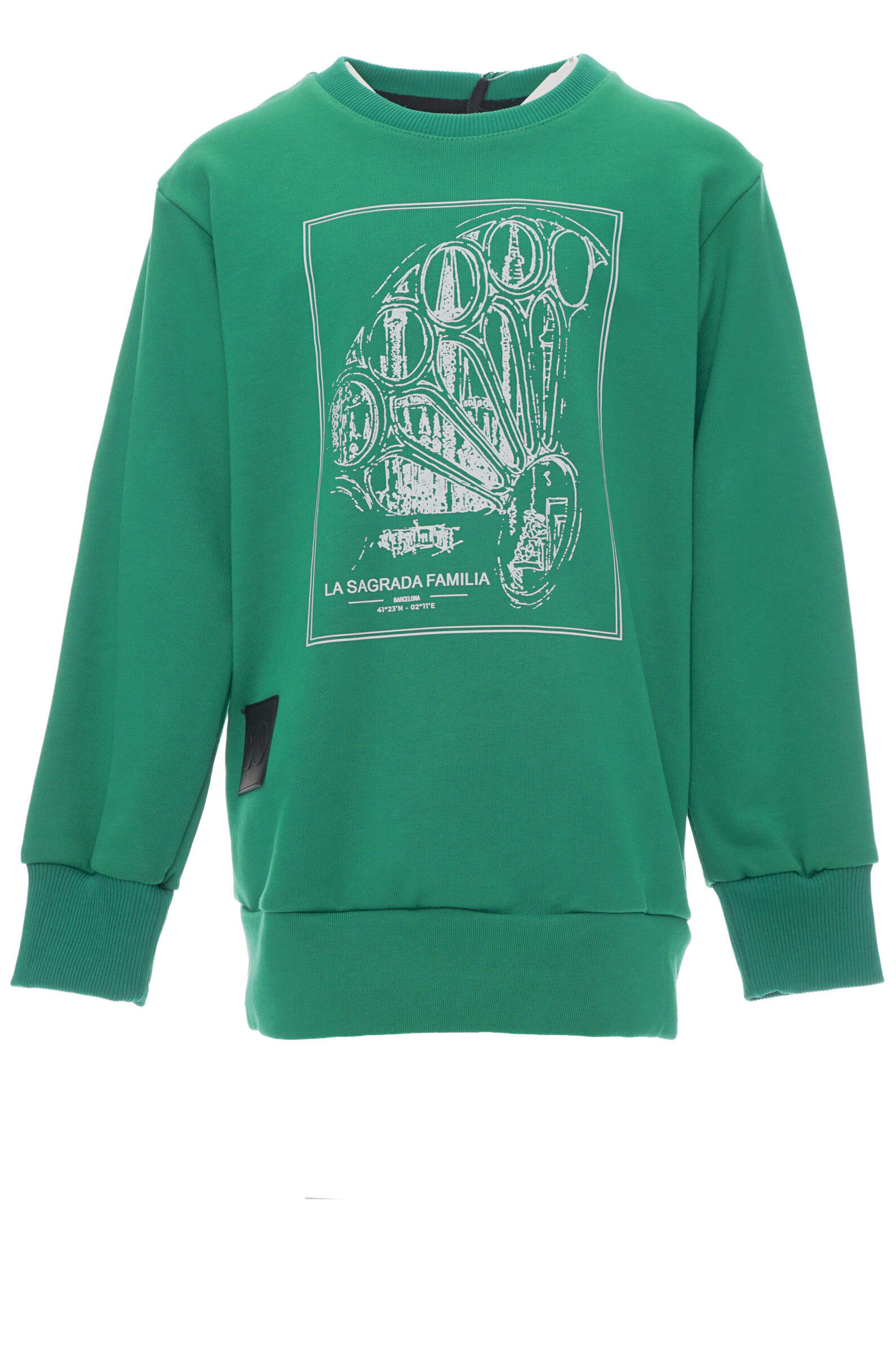 Свитшот дев. АРТ.SR220D800,зел,хл-эл