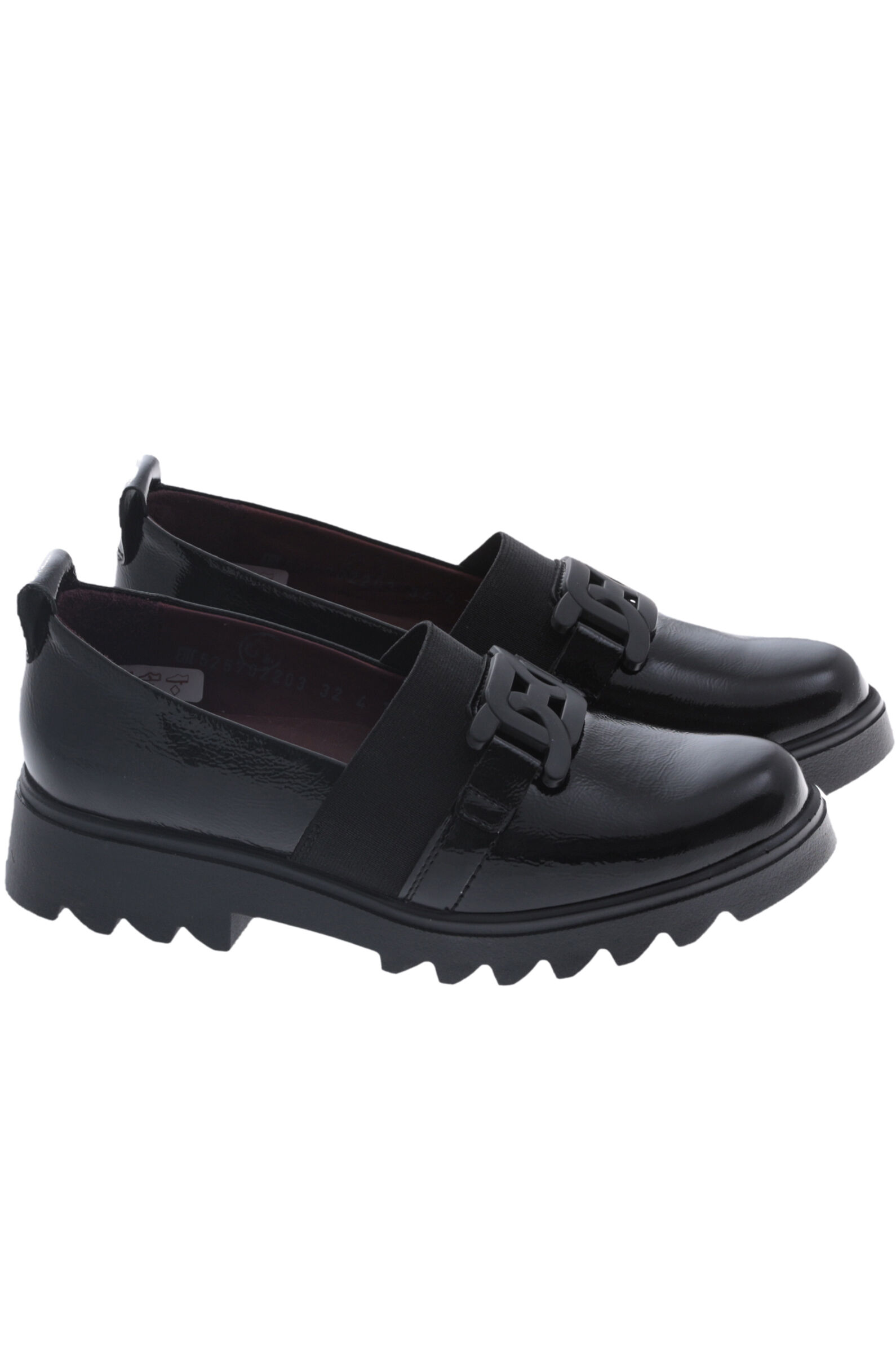 Туфли дев. АРТ.525702203,чер,н.л/н.к