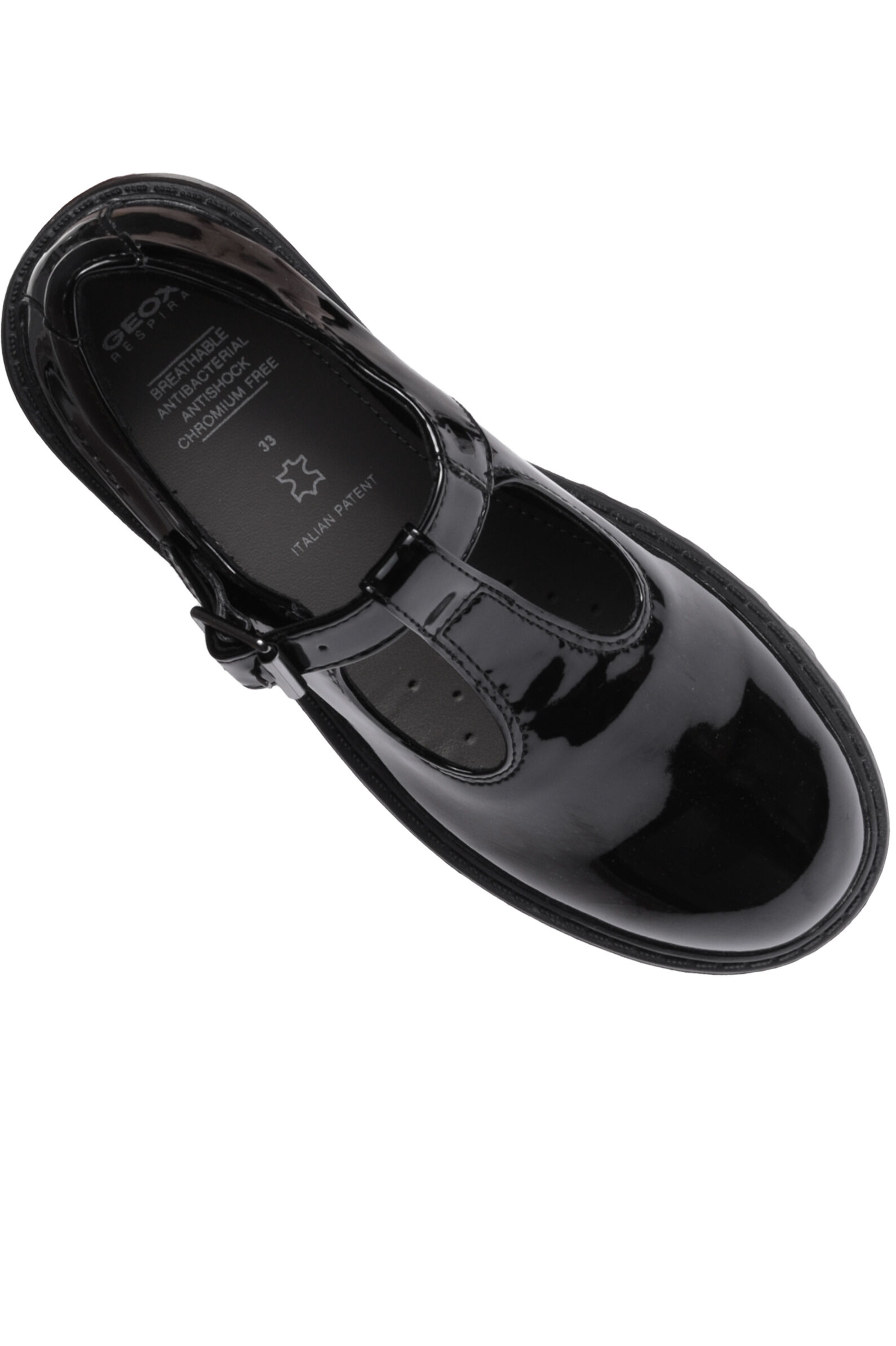 Туфли дев. АРТ.J8420E,чер,и.лак/тек-н.к