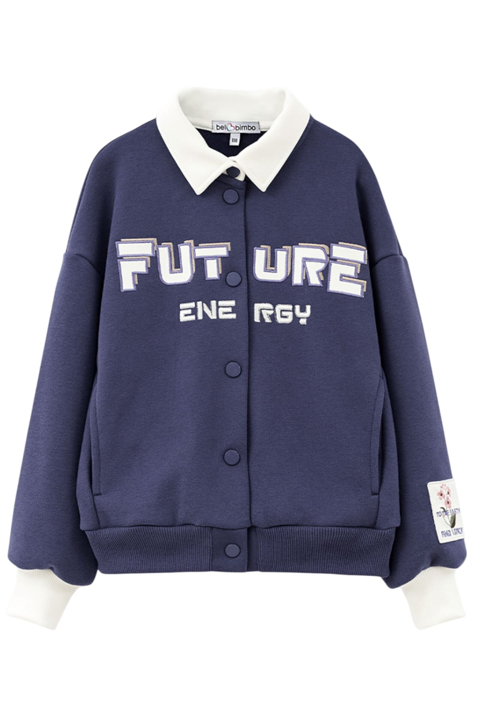 Жакет дев. АРТ.252059,син-мол,хл-пэ