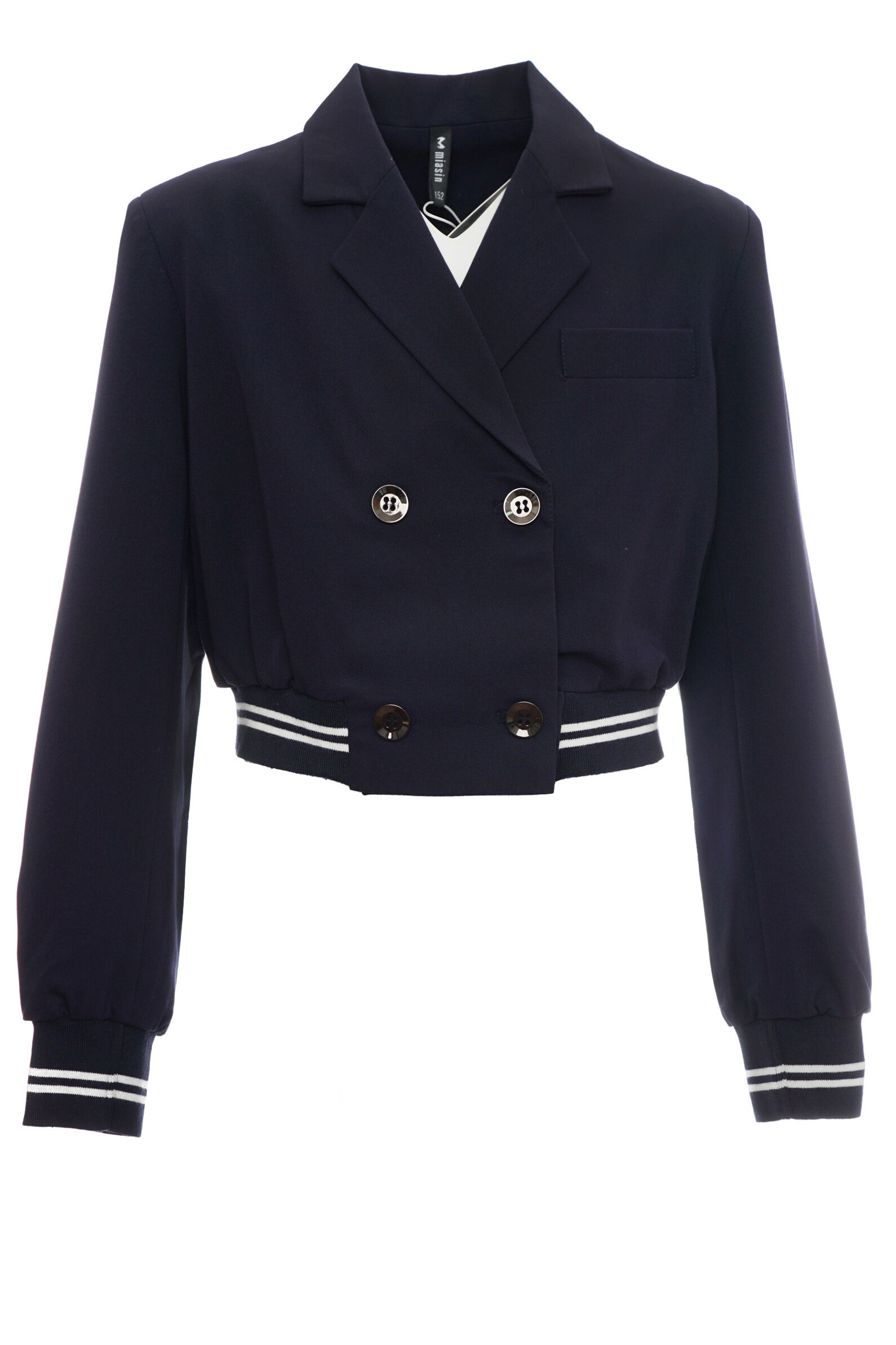 Жакет дев. АРТ.G-SU24570A,син,хл-па-эл